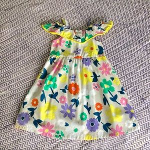 Floral dress with off shoulder ruffle detail